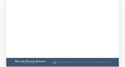 Desktop Screenshot of mercedesbermejo.com